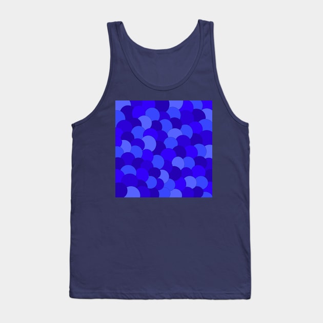 blue scales Tank Top by OmarZArtShop